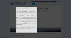 Desktop Screenshot of medimatch.co.uk
